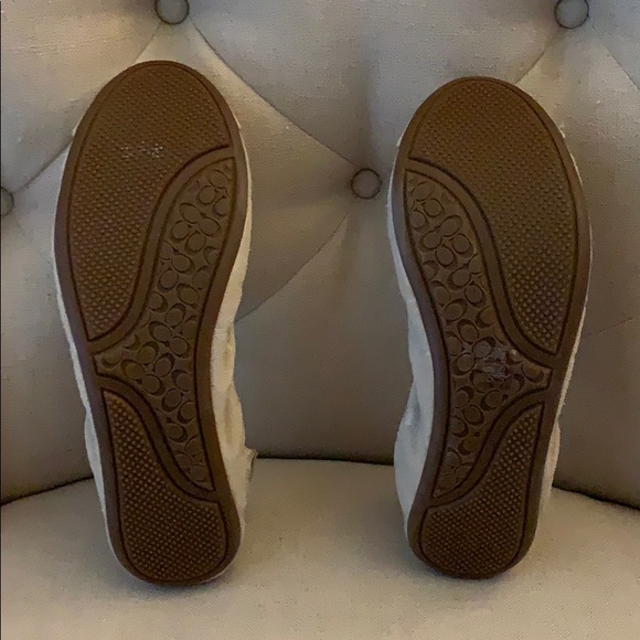 Coach cream flats - Picture 3 of 4
